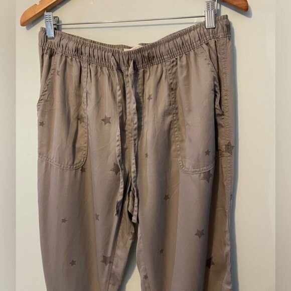 COPY C&C California Stars Print Jogger Style Pants 100% Lyocell Medium - Picture 3 of 8